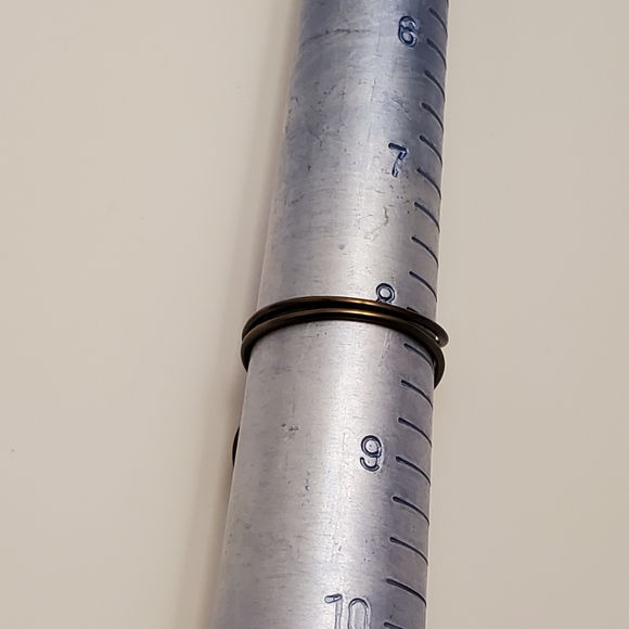 Adjustable vintage bronze wire ring - Picture 2 of 4